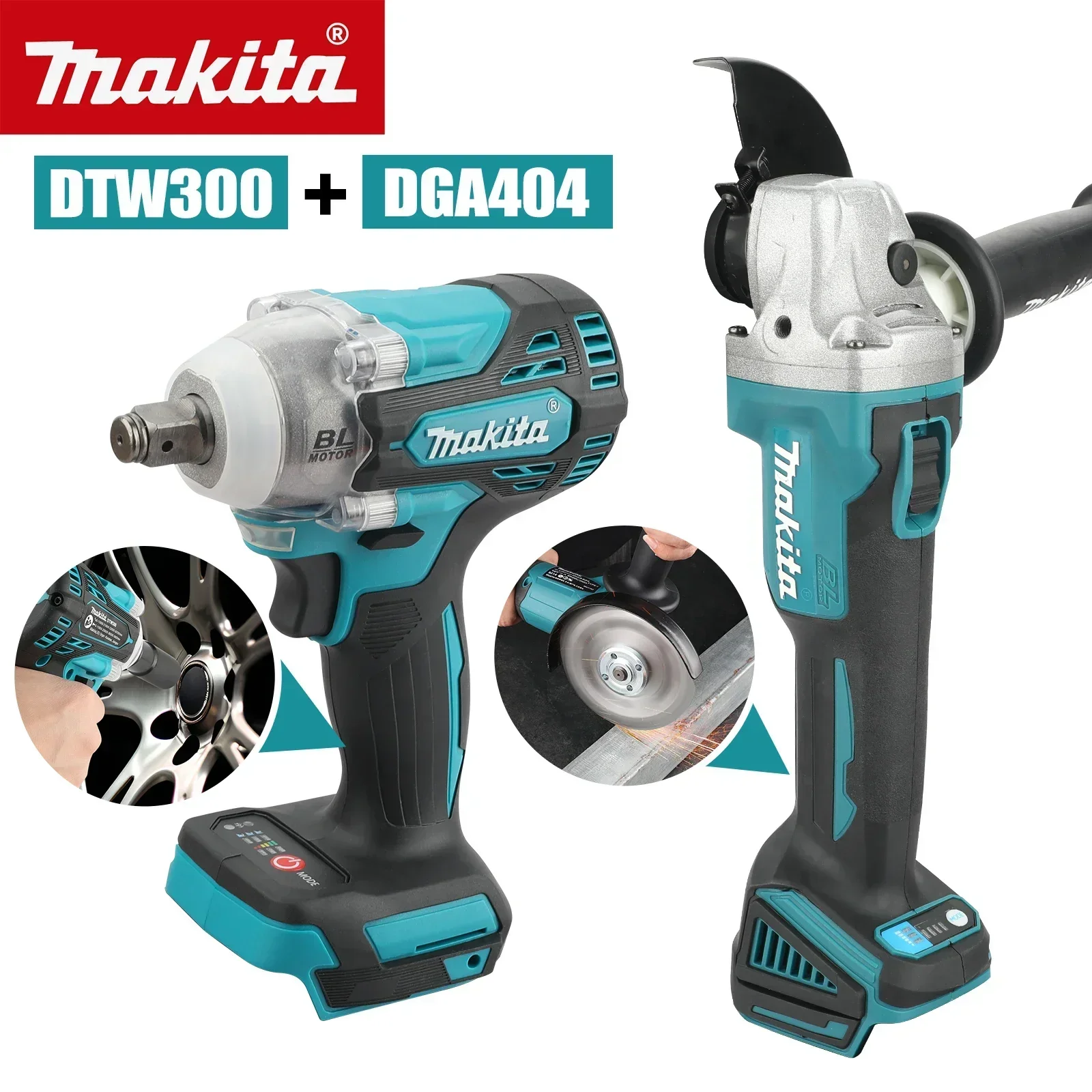 Makita Drill Dtw300 - Makita DTW300 DGA404 18V Tool Combo