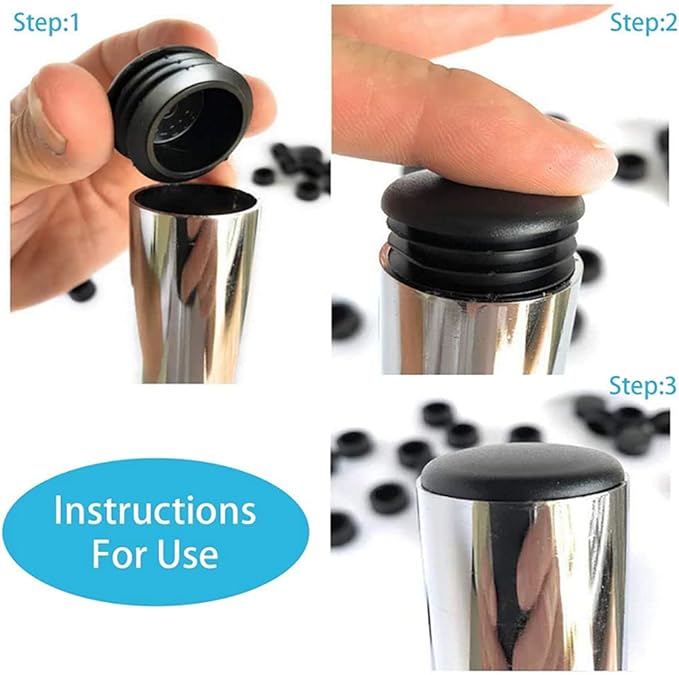8 PCS Black Round Plastic Blan - Plastic Pipe Clip 评论和价格