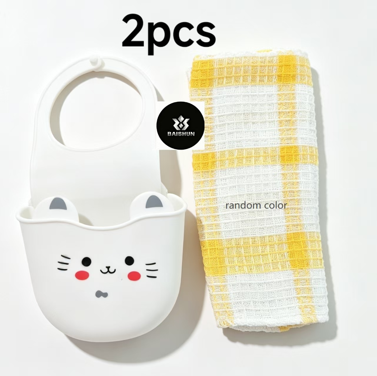 2Pcs Cute Cat Silicone Faucet  - Silicone Tap Washer 评论和价格