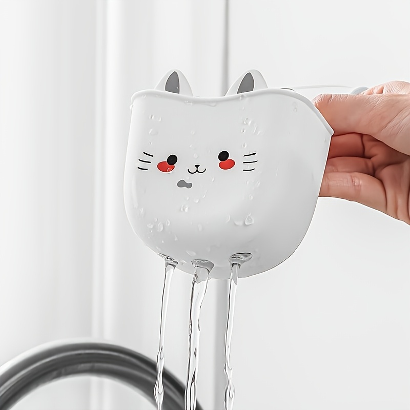 2Pcs Cute Cat Silicone Faucet  - Silicone Tap Washer 评论和价格
