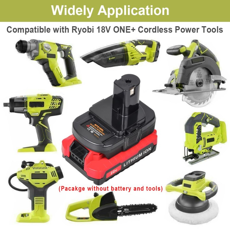 ALASICKA Battery Adapter BPS18 - Black+Decker Tool Cordless 评论和价格