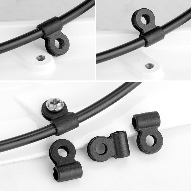 Bicycle Cable Guide Fixed Buck - Plastic Pipe Clip 评论和价格