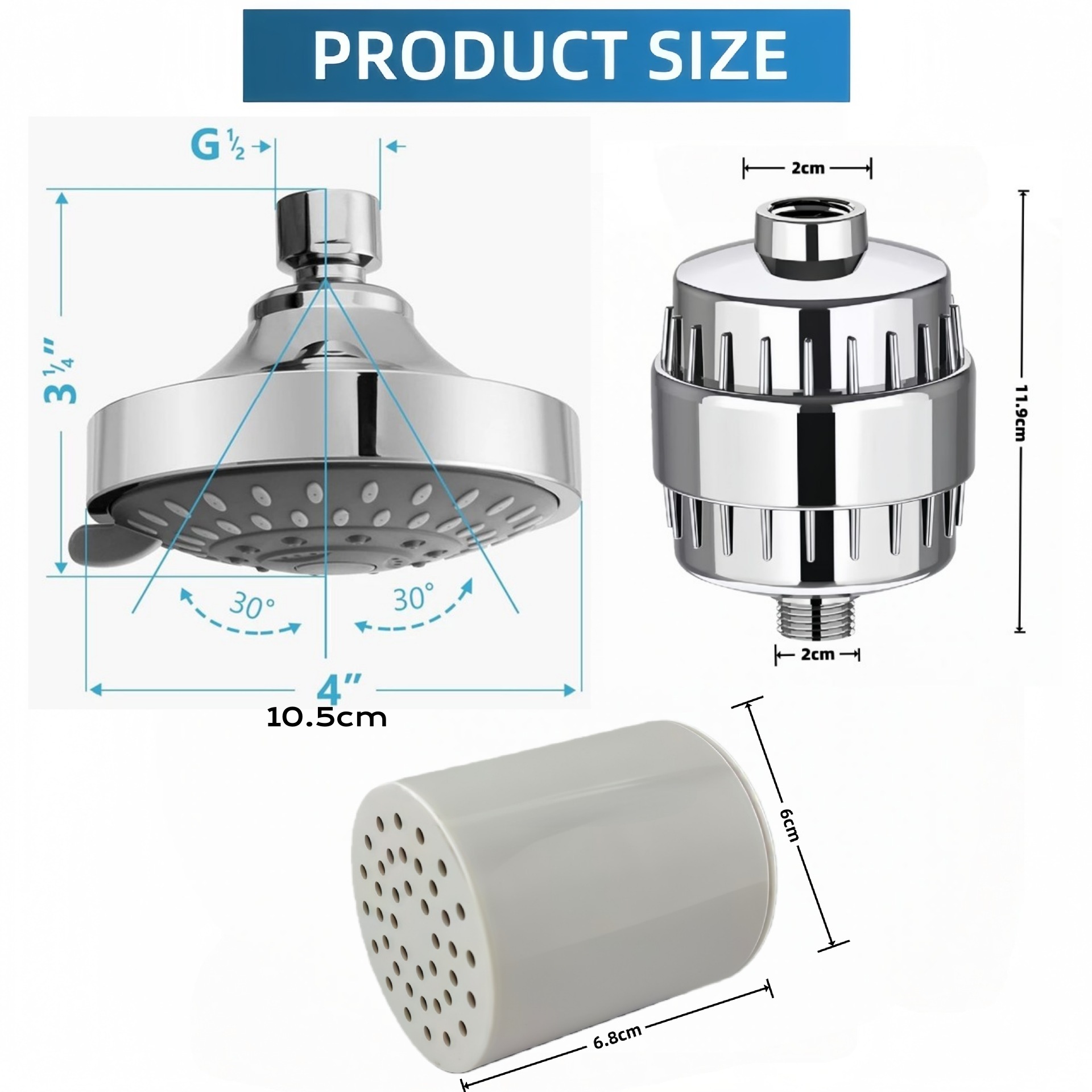 15/20/25/30 Layer Filter Stage - Shower Valve Cartridge 评论和价格