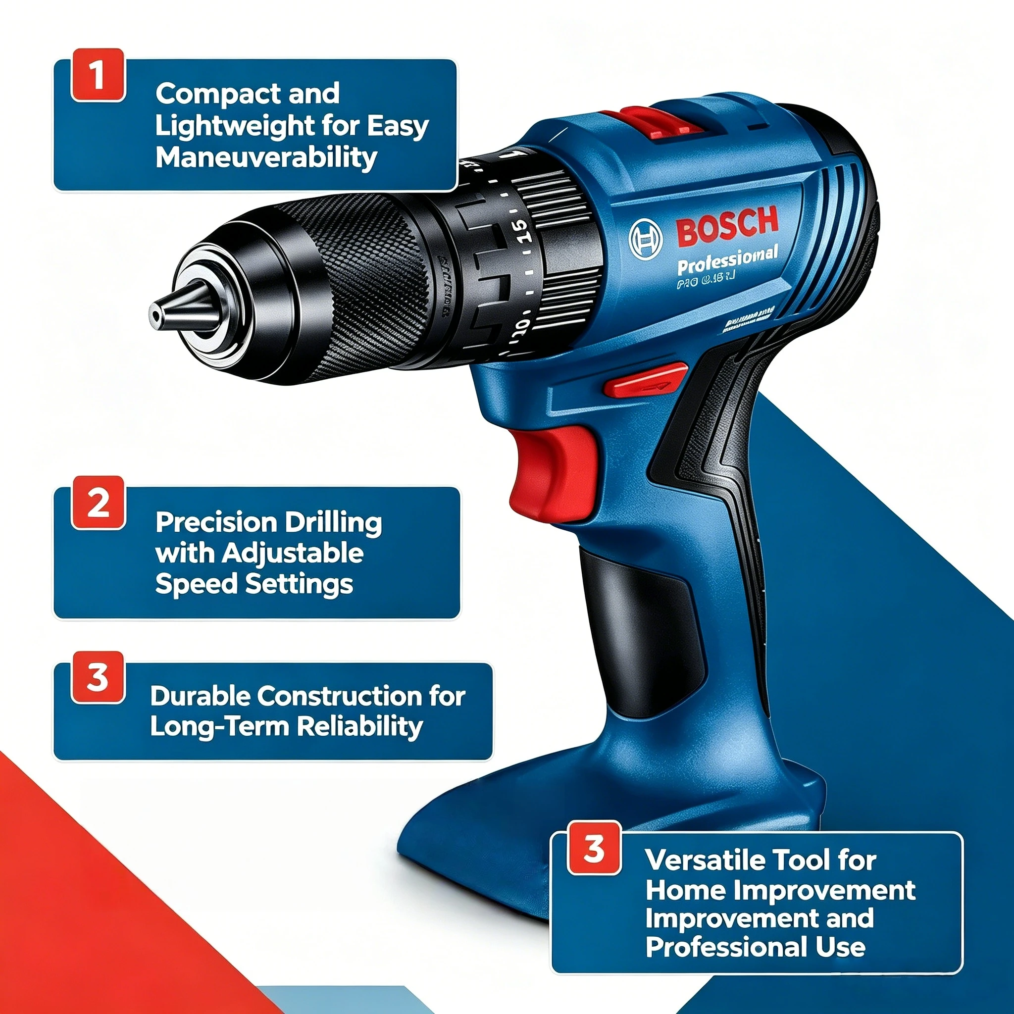 Bosch GSB 185-LI 18V Cordless  - Bosch Drill Gsb 18V 评论和价格