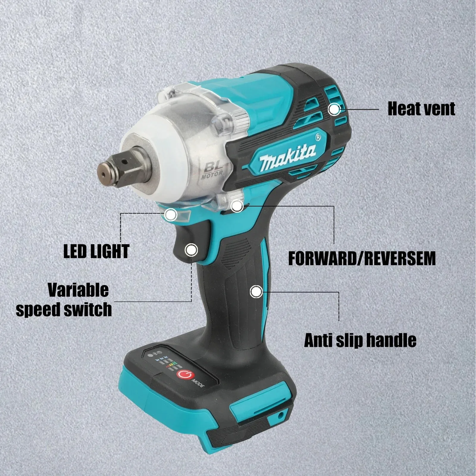 Makita DTW300 18V Brushless Co - Makita Drill Dtw300 评论和价格