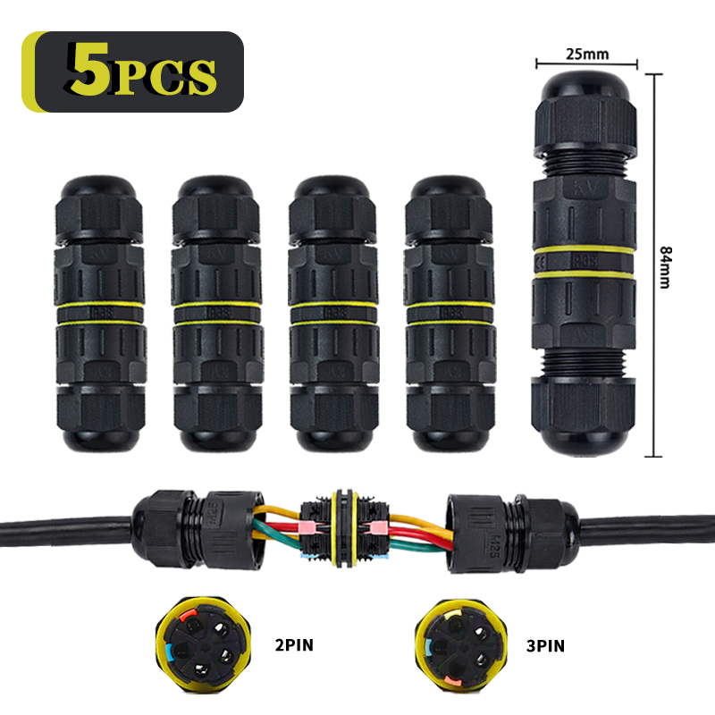 5PCS IP68 Waterproof Quick Wir - Push Fit Connector 评论和价格