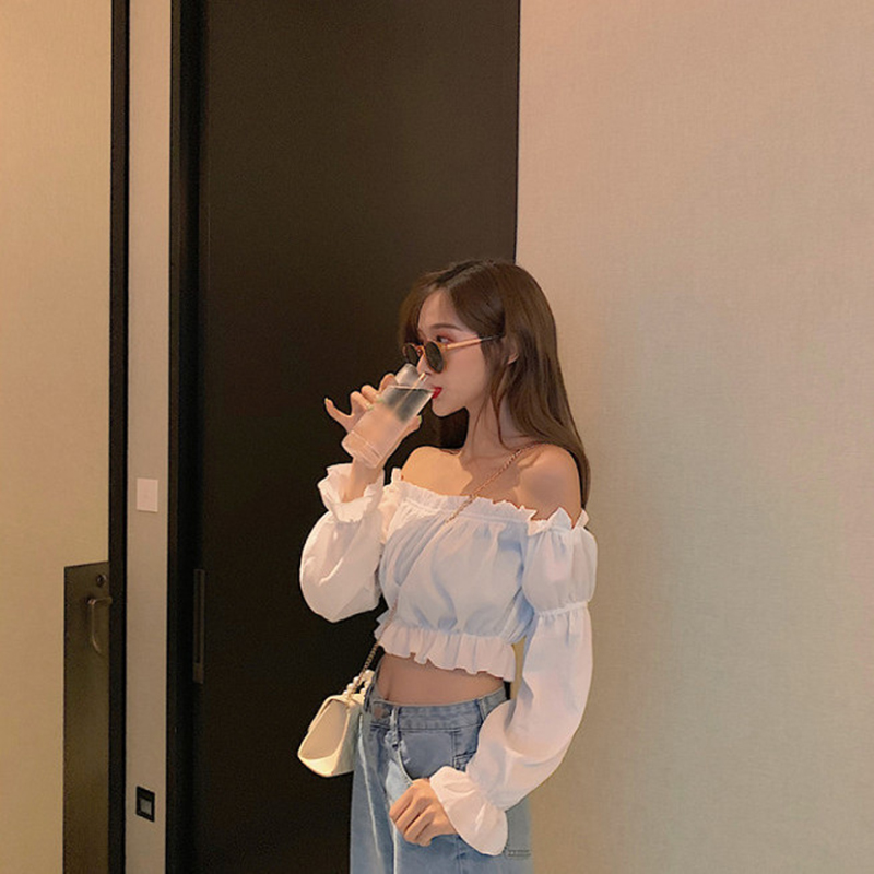 Women Top Sexy Blouse Off Shou - Pipe Bending Spring 评论和价格