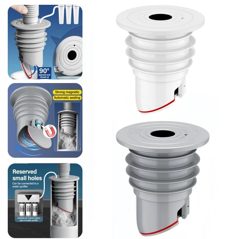 Silicone Sink Stopper Sewer Pi - Drain Pipe Clip 评论和价格