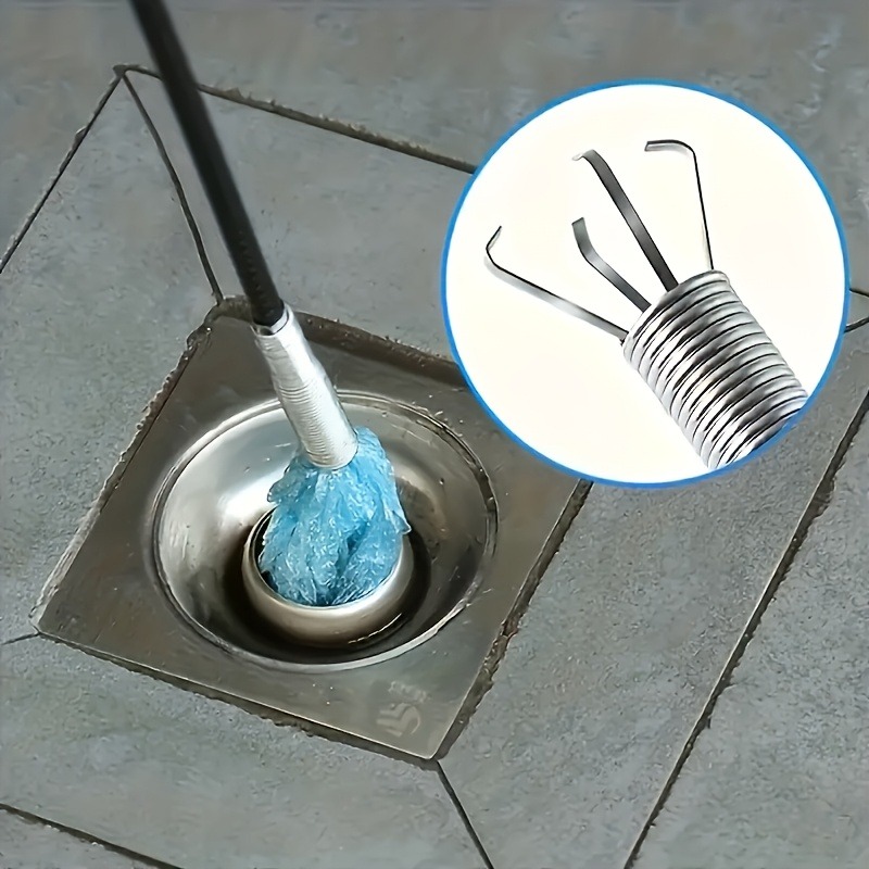 1Pc Sewer Dredger, Toilet Clog - Drain Pipe Clip 评论和价格