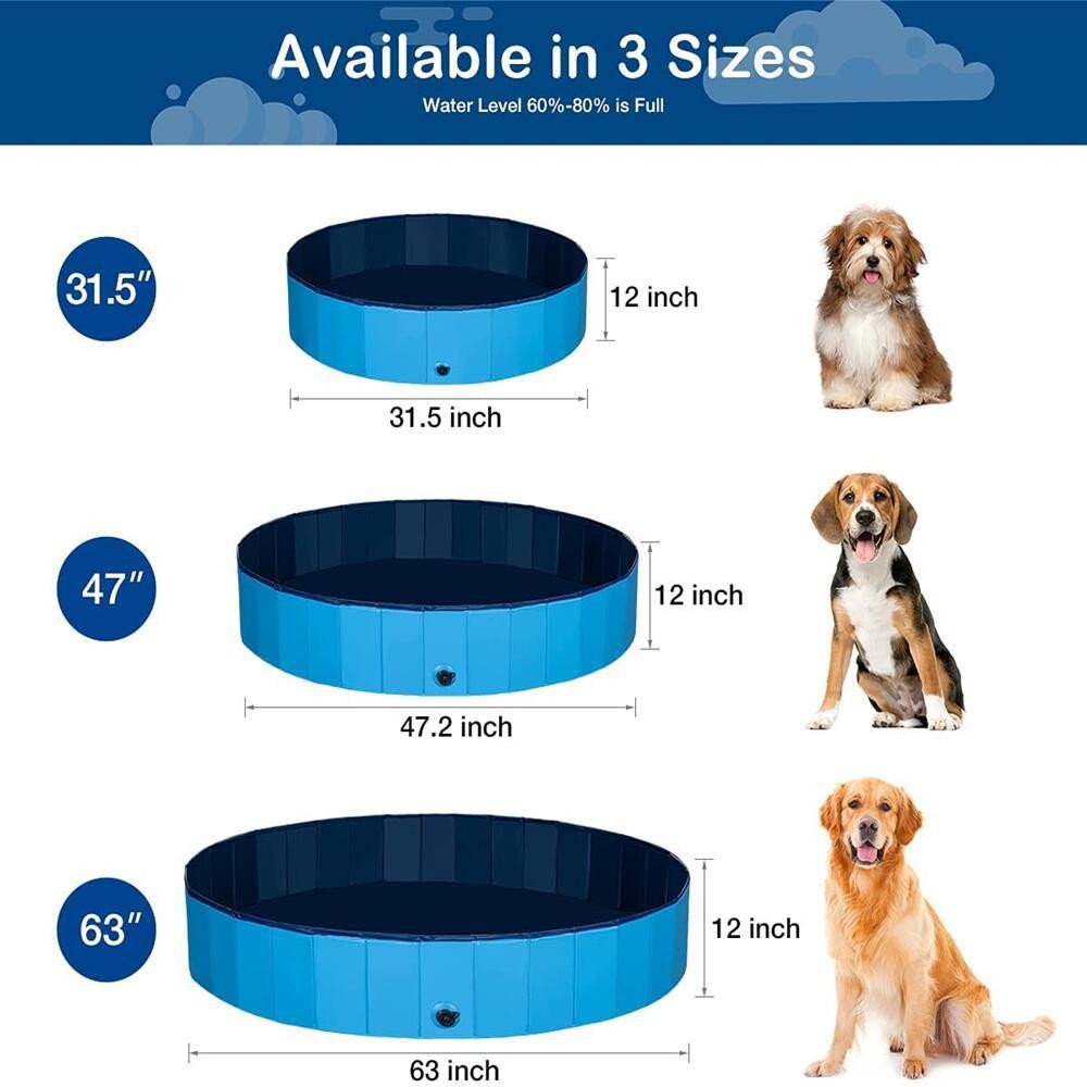 Foldable Dog Swimming Pool Lar - Drain Pipe Clip 评论和价格