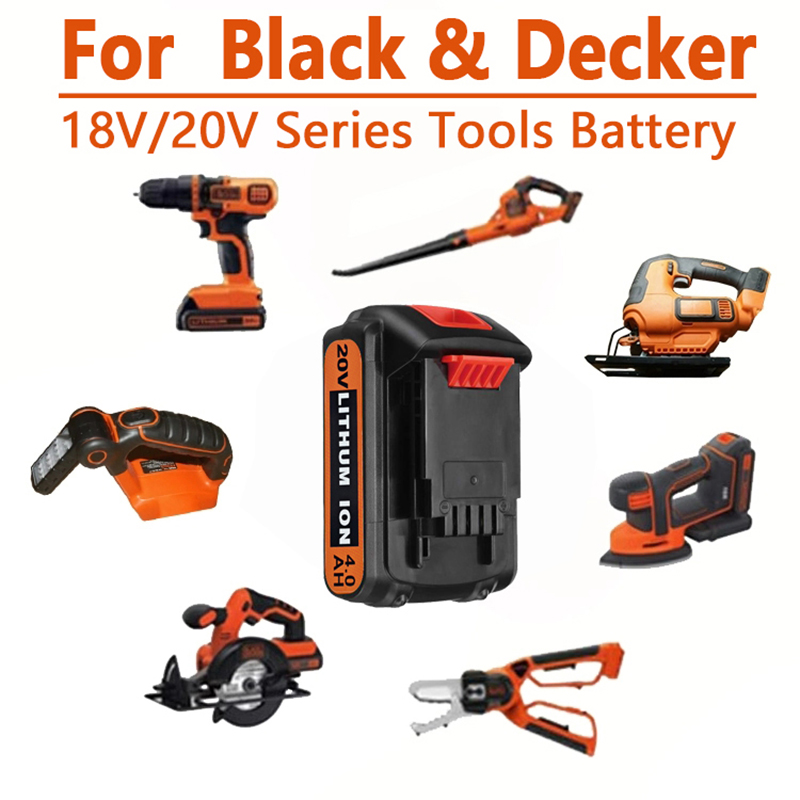 18V 3.0Ah 8.0Ah BL2018 Replace - Black+Decker Tool Cordless 评论和价格
