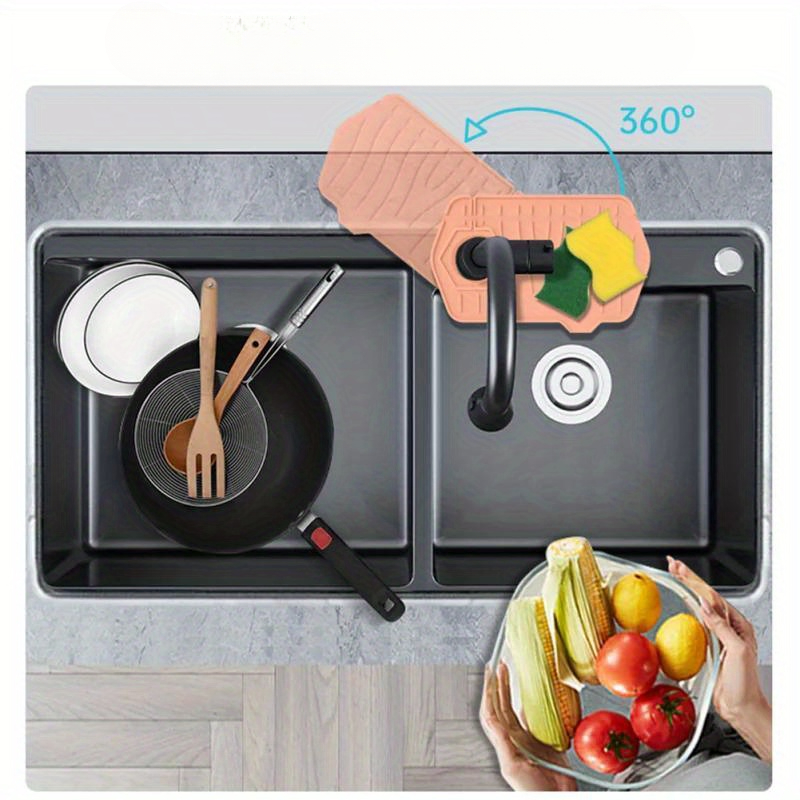 Faucet Mat Double Sided Use Si - Silicone Tap Washer 评论和价格
