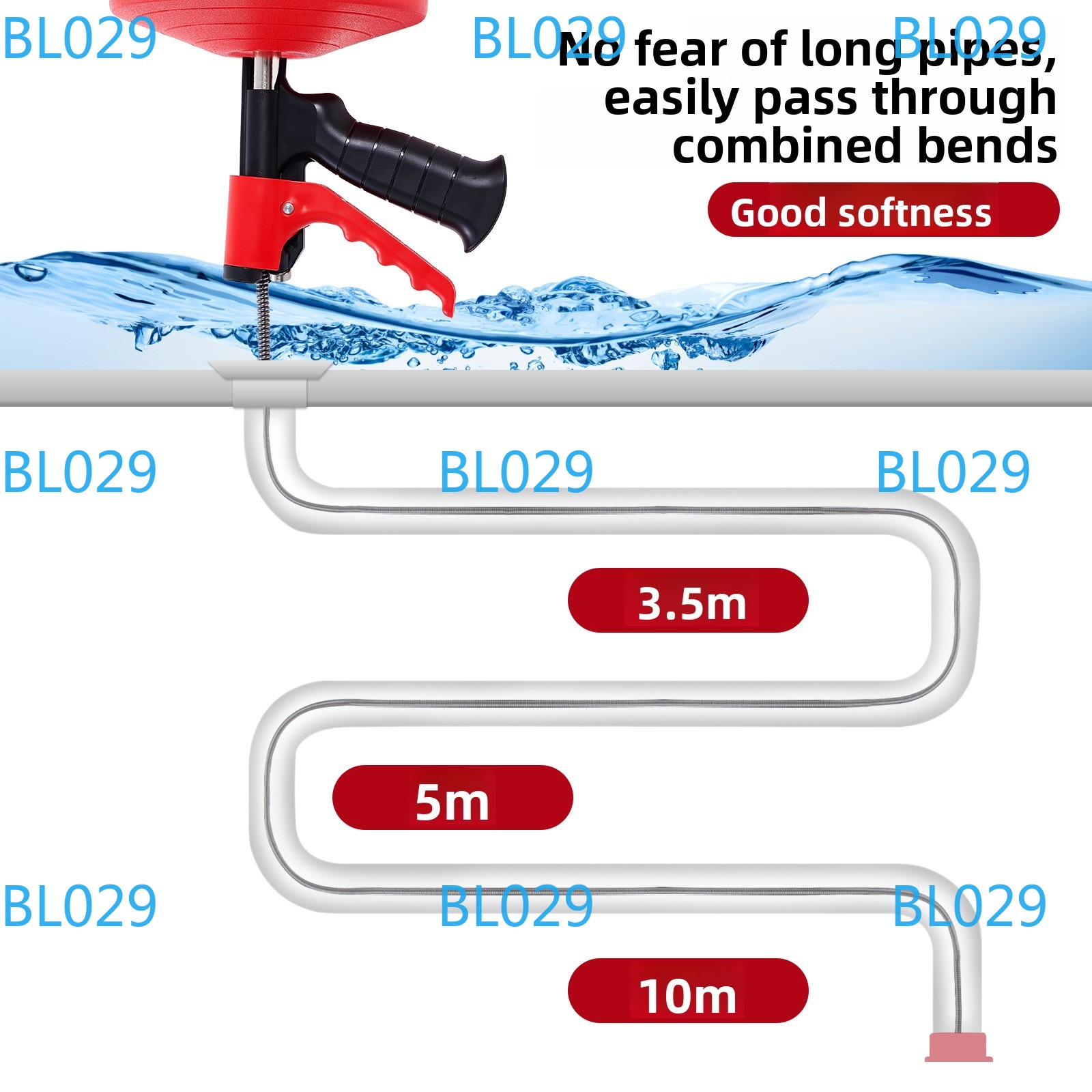 Professional Drain Snake Auger - Drain Snake Flexible 评论和价格
