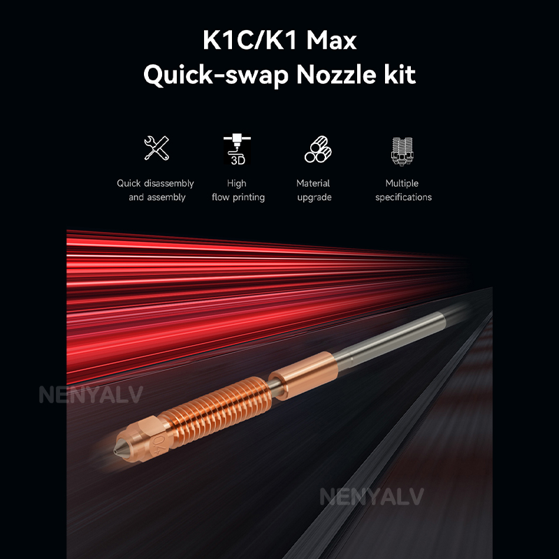 For Creality K1C/K2 SE Nozzle  - Creality Printer K1 评论和价格