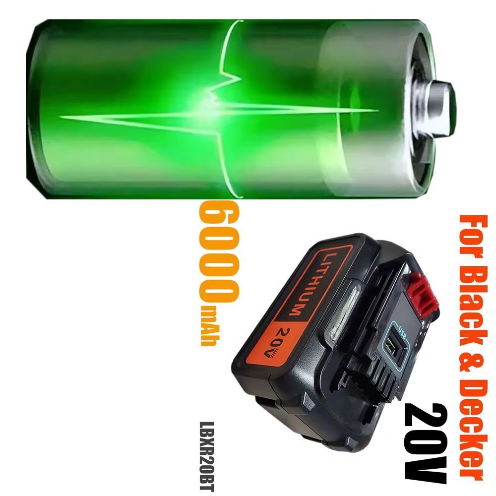 6Ah/10Ah 18V 8.0Ah BL2018 Blac - Black+Decker Tool Cordless 评论和价格