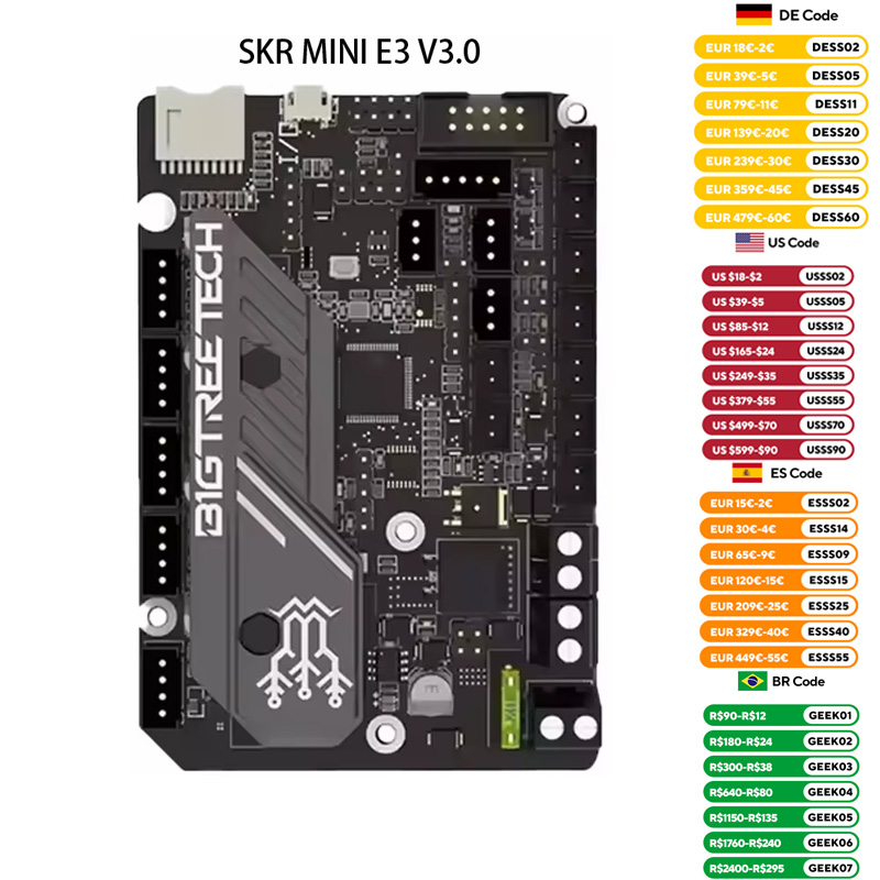 BIGTREETECH SKR MINI E3 V3.0 3 - Creality Printer K1 评论和价格