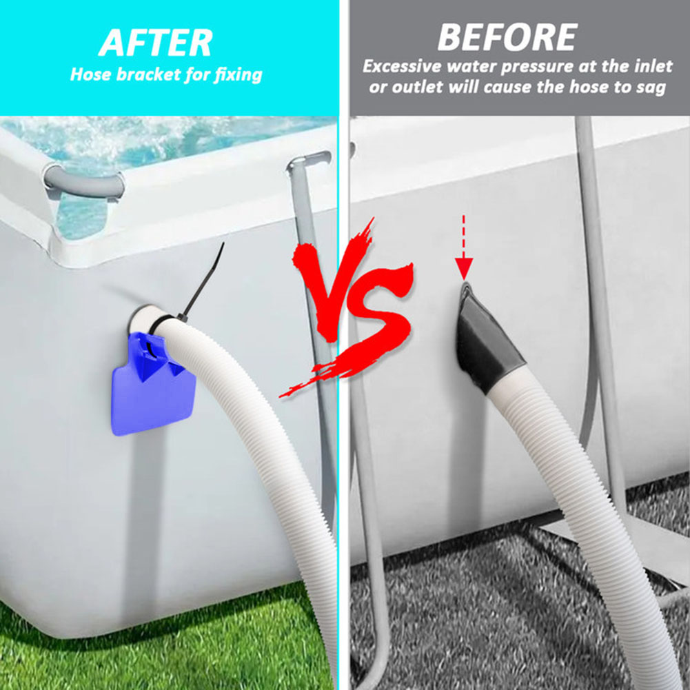 2pcs Swimming Pool Pipe Fixing - Plastic Pipe Clip 评论和价格