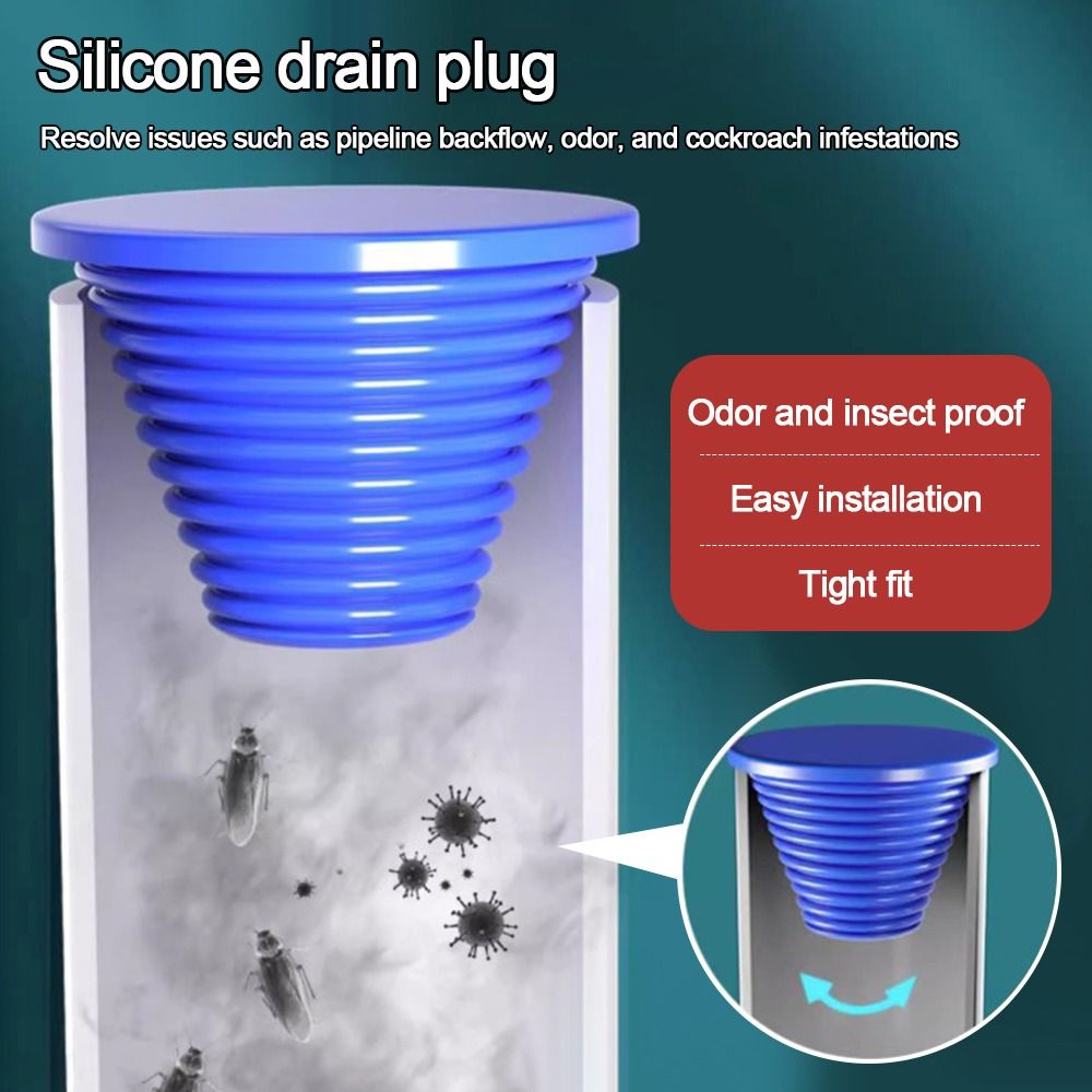 Silicone Sewer Pipe Sealing Ri - Drain Pipe Clip 评论和价格