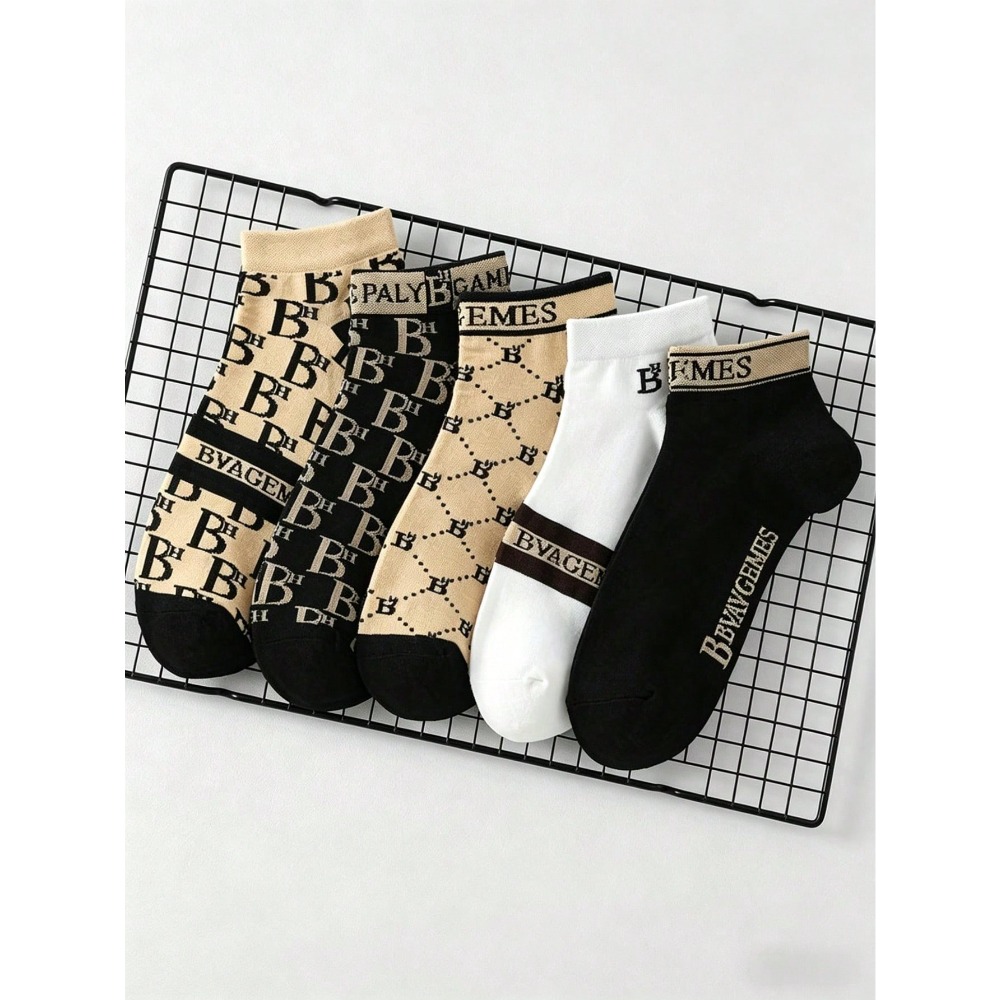 1/5/10 Men's Short Socks,fashi - Pipe Bending Spring 评论和价格