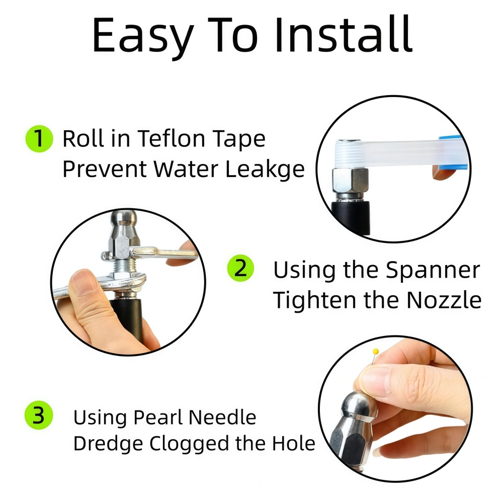 5~50m Pressure Washer Sewer Je - Drain Pipe Clip 评论和价格
